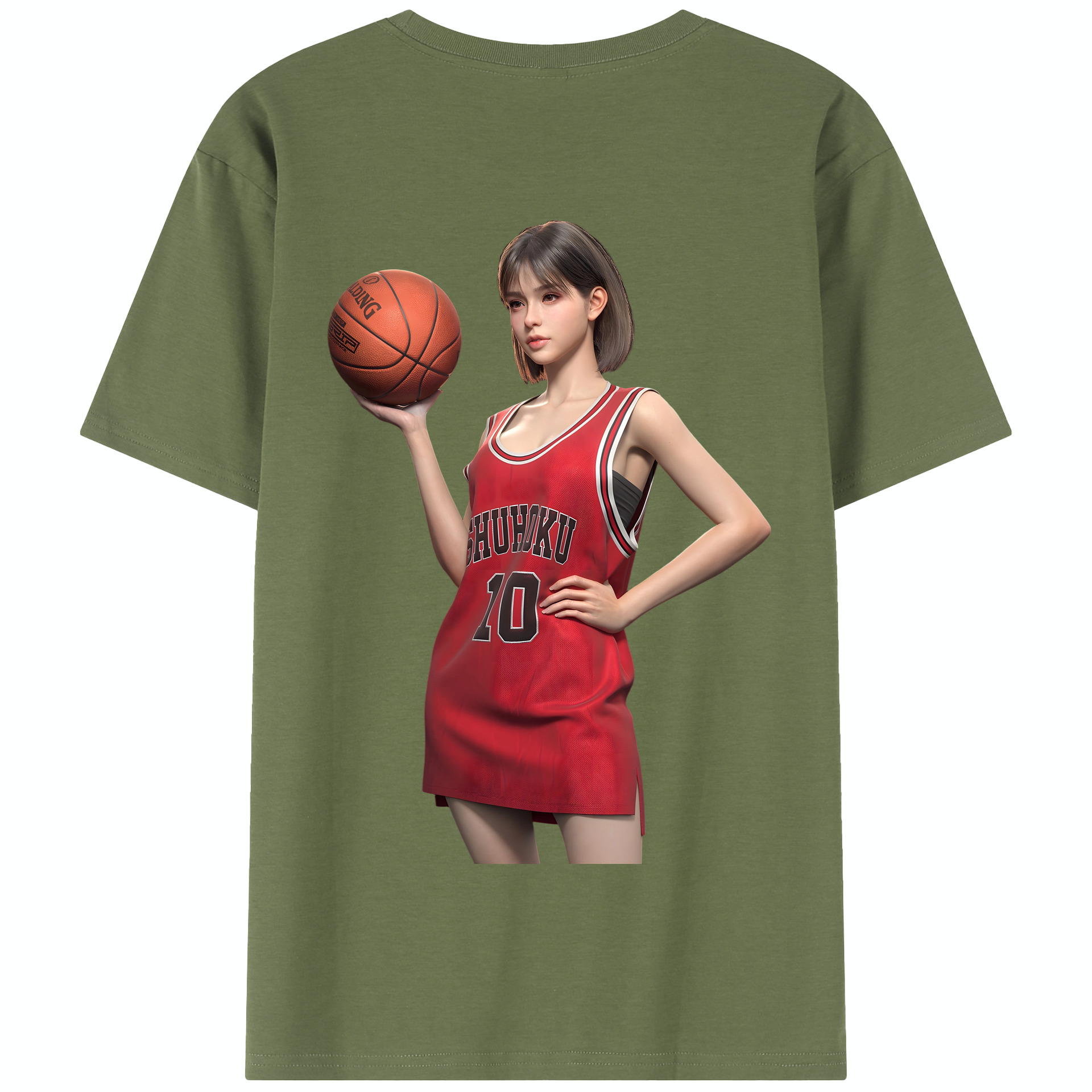 SLAM DUNK／スラムダンク 綿100％半袖Tシャツ（背面プリント）
